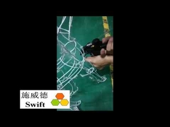 2400 - 3600 قطعة/ساعة آلة ربط الكابلات من النوع المكتبي تعمل بالطاقة الكهربائية