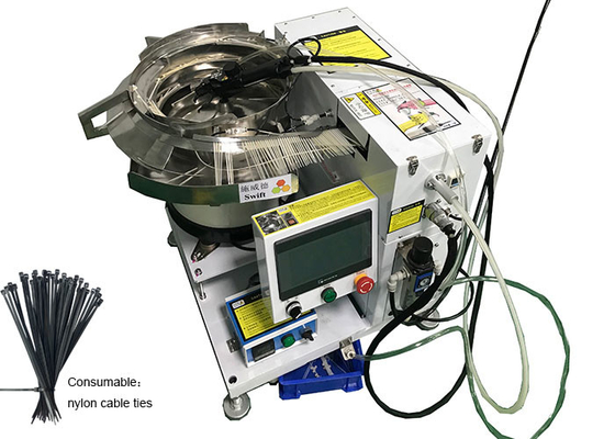 شراء SWT25080H AC220V أداة ربط الكابلات الأوتوماتيكية لتجميع تسخير الكابلات online manufacture