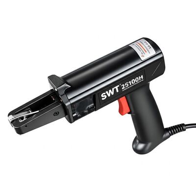 ربطة عنق سميكة 11 ملم أداة ربطة الكابل التلقائية نموذج SWT25100H سرعة التشغيل 07 ثانية لكل ربطة عنق مصممة للكفاءة