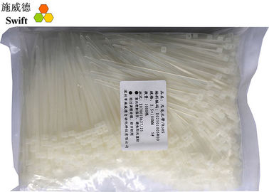 من السهل الافراج عن سلك العلاقات البريدي ، 100MM طول الرمز البريدي البلاستيك العلاقات 8KG قوة الشد