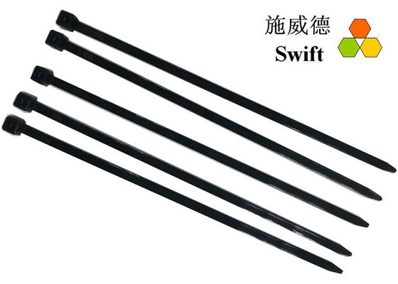 مقاومة للحرارة 80 ℃ UL94V2 100mm العلاقات كبل النايلون
